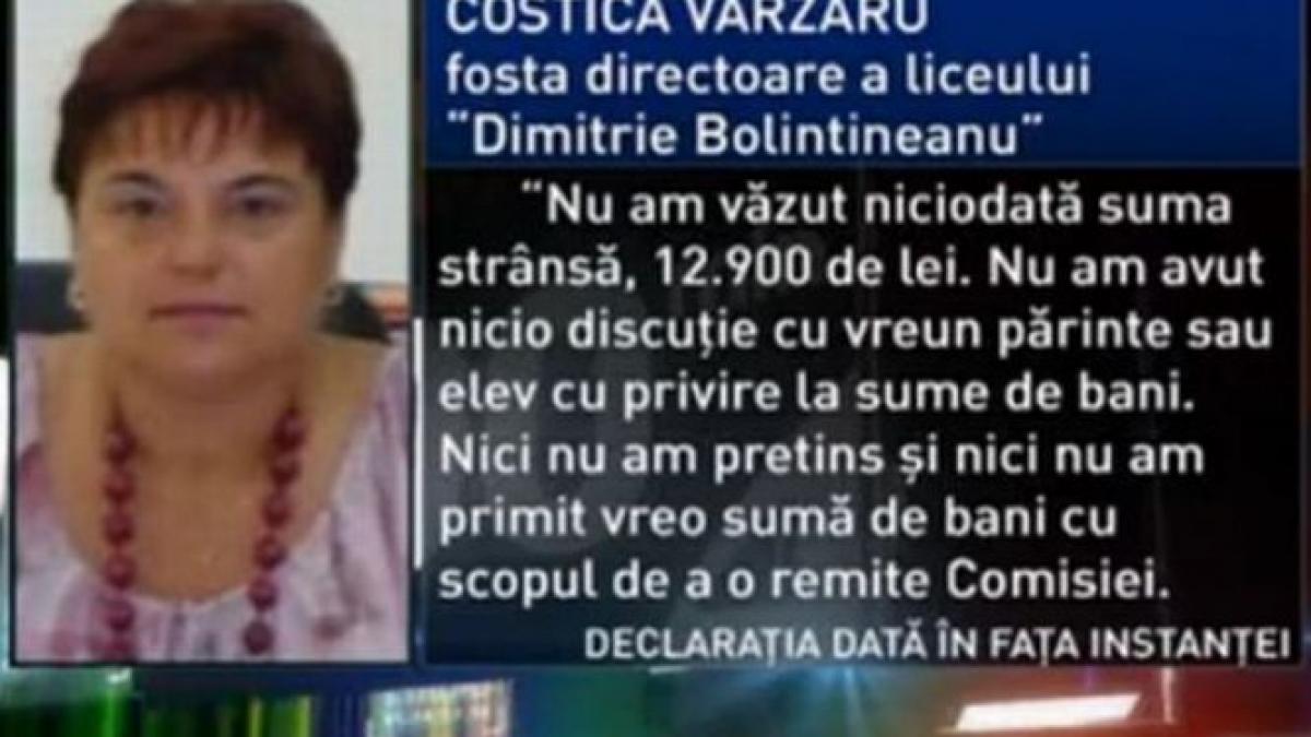 Dosarul fraudei la bacalaureat. Fosta directoare a liceului "Bolintineanu" din Capitală, judecată în libertate