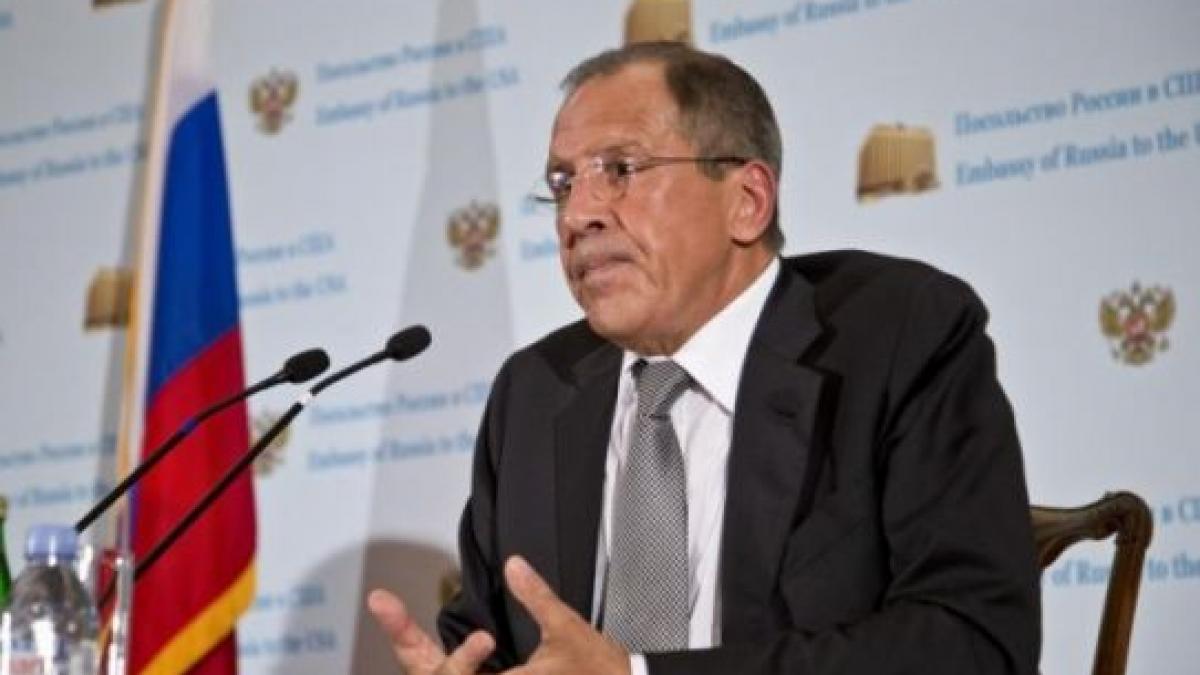 lavrov rusia lucreaza impreuna cu siria la un plan concret privind armele chimice