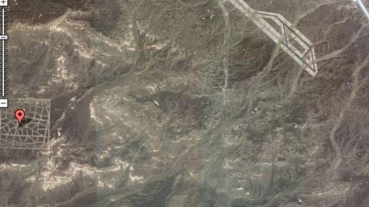 imaginea surprinsa din satelit care arata constructia misterioasa din china nimeni nu stie cum a