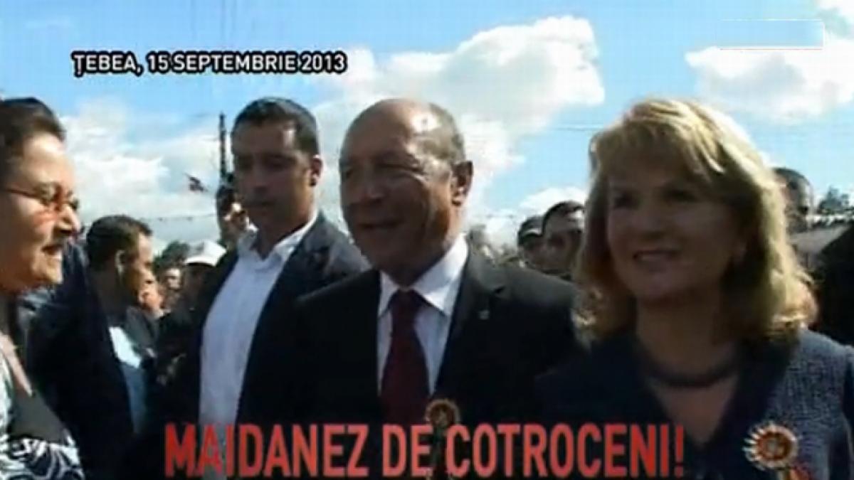 huiduit la tebea basescu se napusteste asupra antenei 3 si a manifestantilor