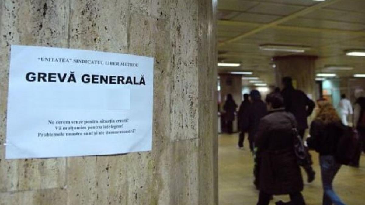 maine va fi greva la metrou angajatii metrorex nemultumiti de rezultatul negocierilor privind
