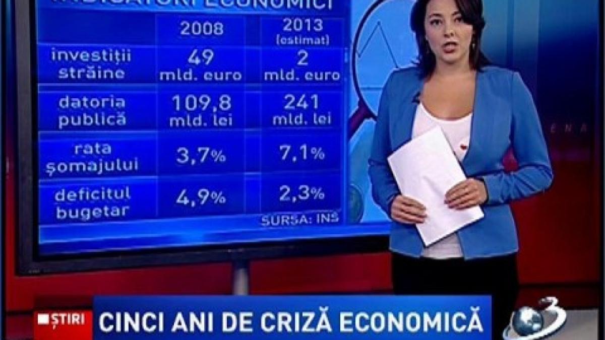 Five years under economic crisis. What happened to the Romanian economy during this time 