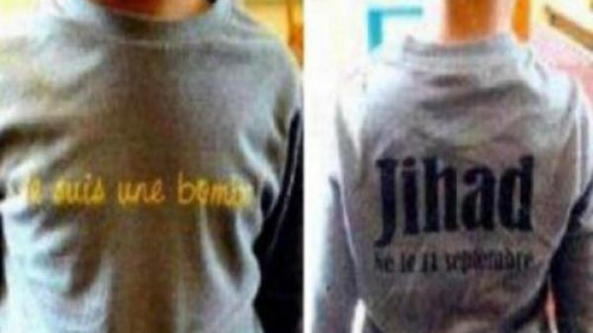 o mama care si a trimis copilul la scoala cu un tricou pe care scria sunt o bomba jihad nascut la