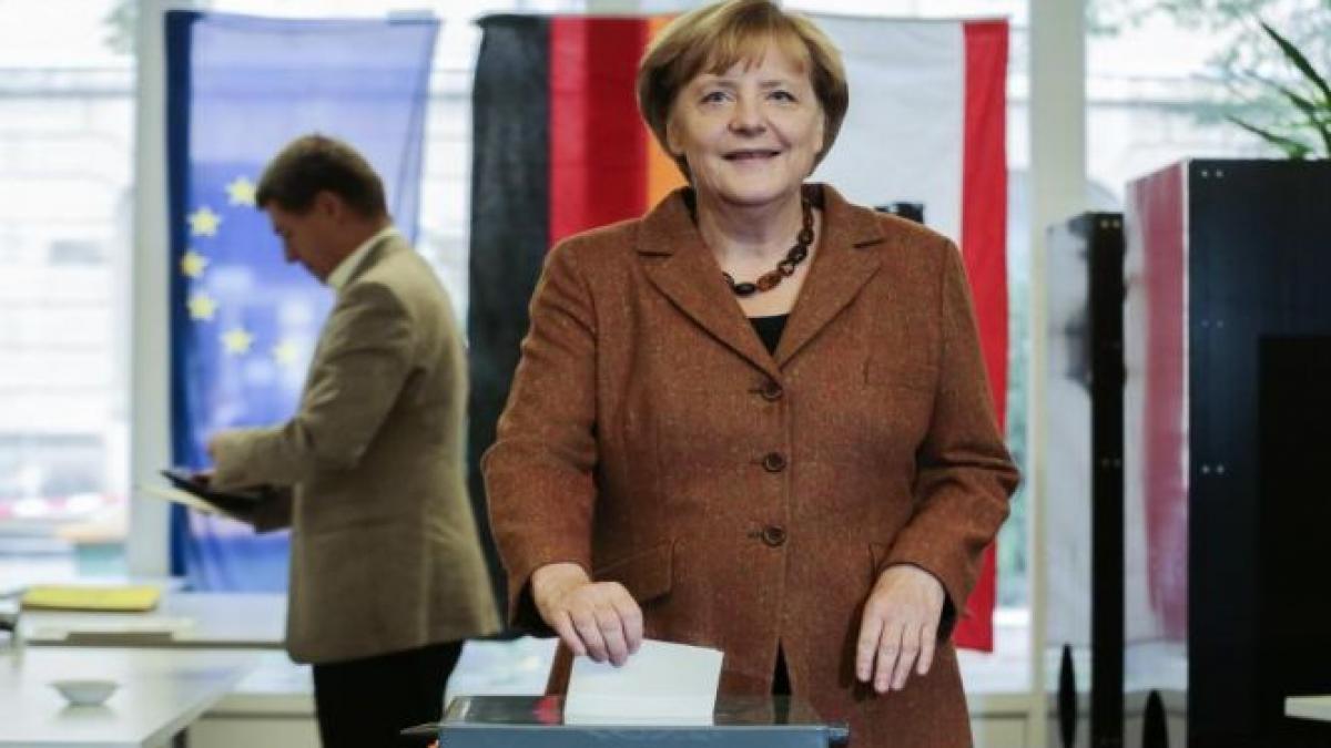 angela merkel castiga alegerile din germania impreuna vom face totul pentru ca cei patru ani care