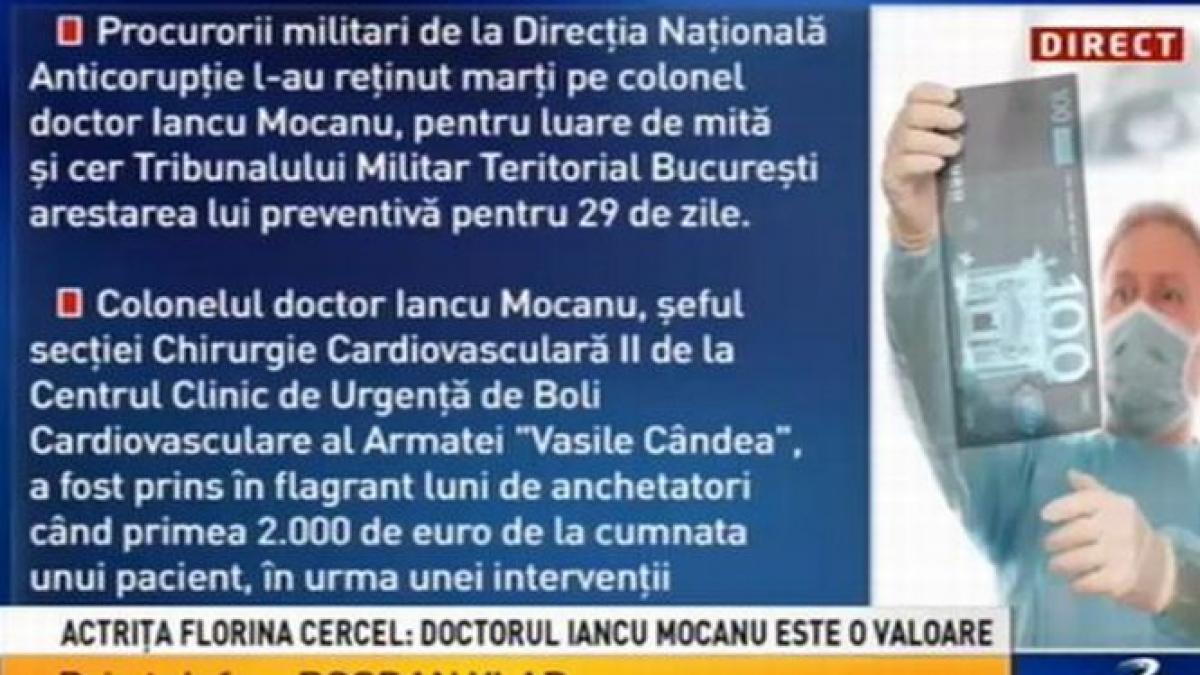 avocatul medicului iancu mocanu mi se pare incorect ca dna a mers pe teza ca domnul doctor ar fi