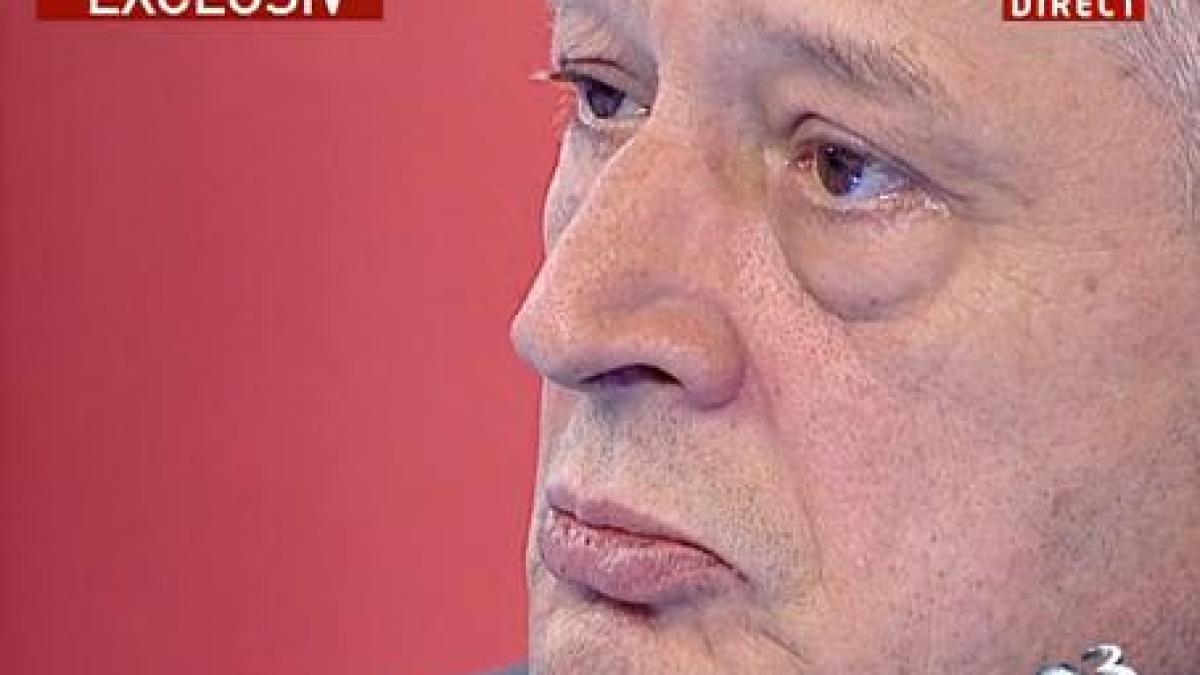 sorin oprescu eu am plans pentru ionut nu pentru ca ma pregatesc de prezidentiale