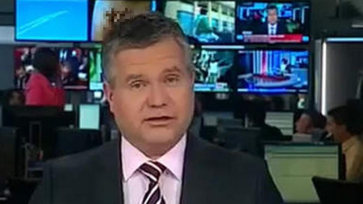 toata lumea a fost uimita de ceea ce a aparut pe ecran in timpul stirilor