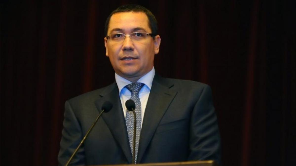 ponta despre proiectul rosia montana daca votul din parlament va fi politic proiectul nu trece