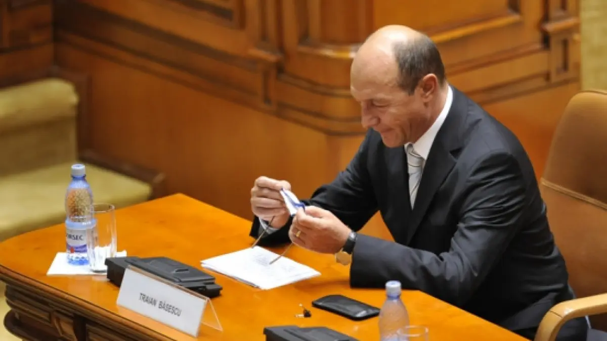 basescu despre demisia lui vosganian cred ca este un gest de bun simt