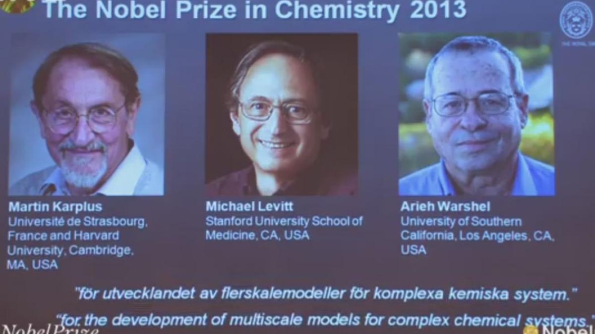premiul nobel pentru chimie 2013 le a fost acordat cercetatorilor martin karplus michael levitt si