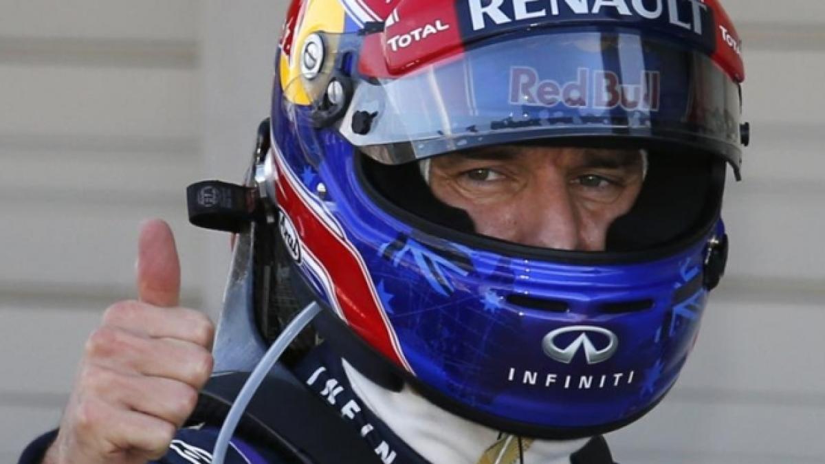 mark webber pleaca din pole position la mp al japoniei