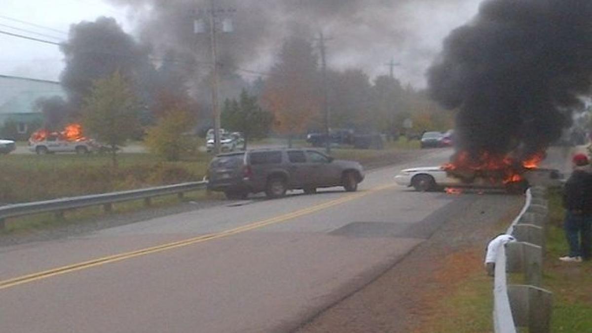 ciocniri violente intre politie si opozantii gazelor de sist in canada