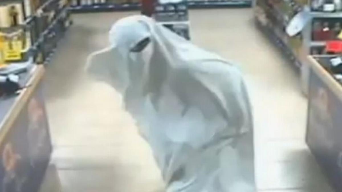 fantoma din supermarket camerele de supraveghere au surprins imagini de senzatie