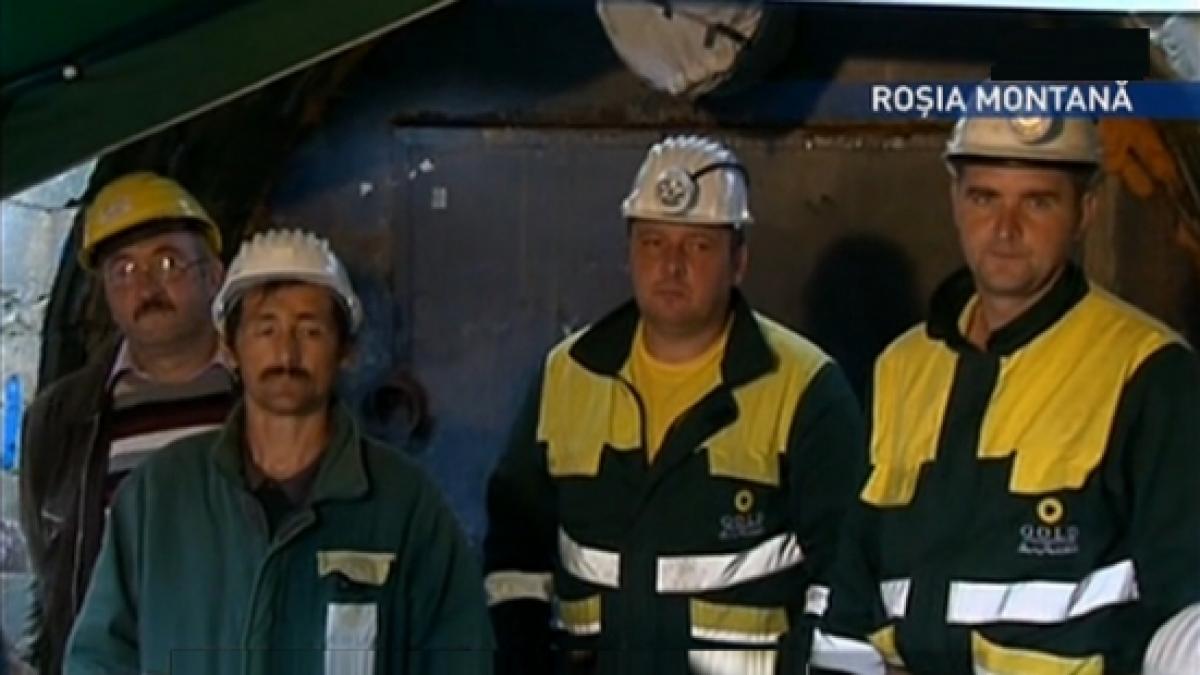 proteste la rosia montana cei 33 de mineri blocati in subteran in septembrie protesteaza din nou in