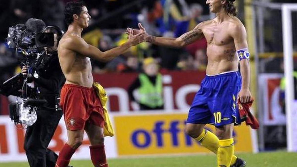 mondial fara cristiano ronaldo sau zlatan ibrahimovic portugalia si suedia adversare la baraj