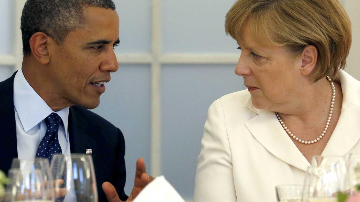 presa germana angela merkel ar fi fost spionata de la ambasada americana din berlin