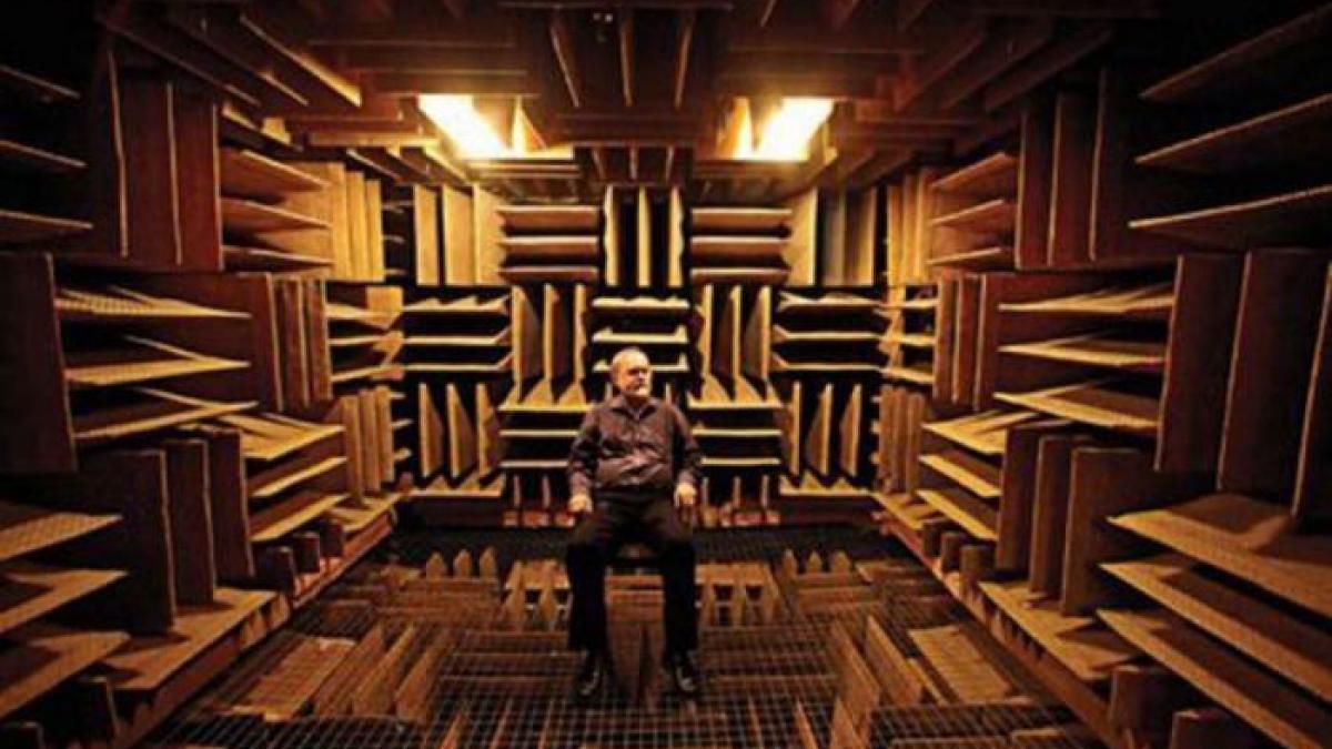 in acest loc niciun om n a rezistat mai mult de 45 de minute sunetul este absorbit in proportie de