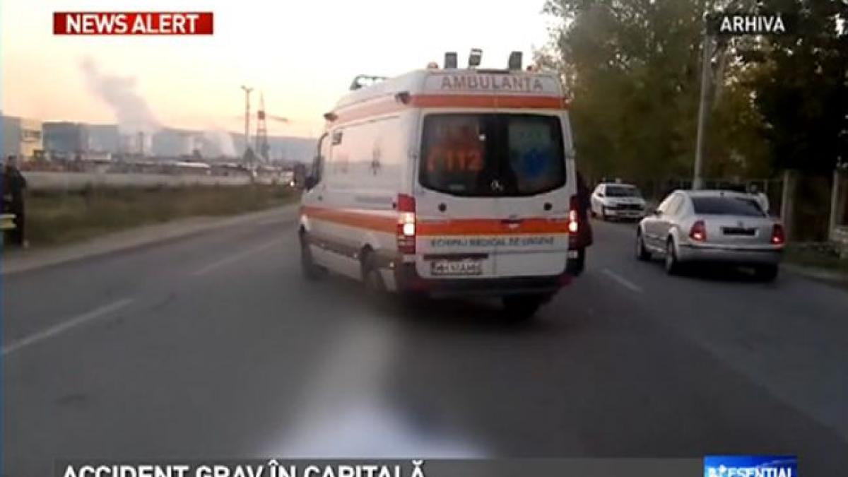 accident grav in bucuresti trei masini implicate cel putin doi raniti