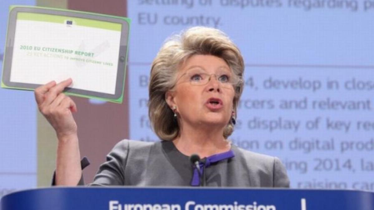 viviane reding romania pe lista statelor ue in care statul de drept este incalcat