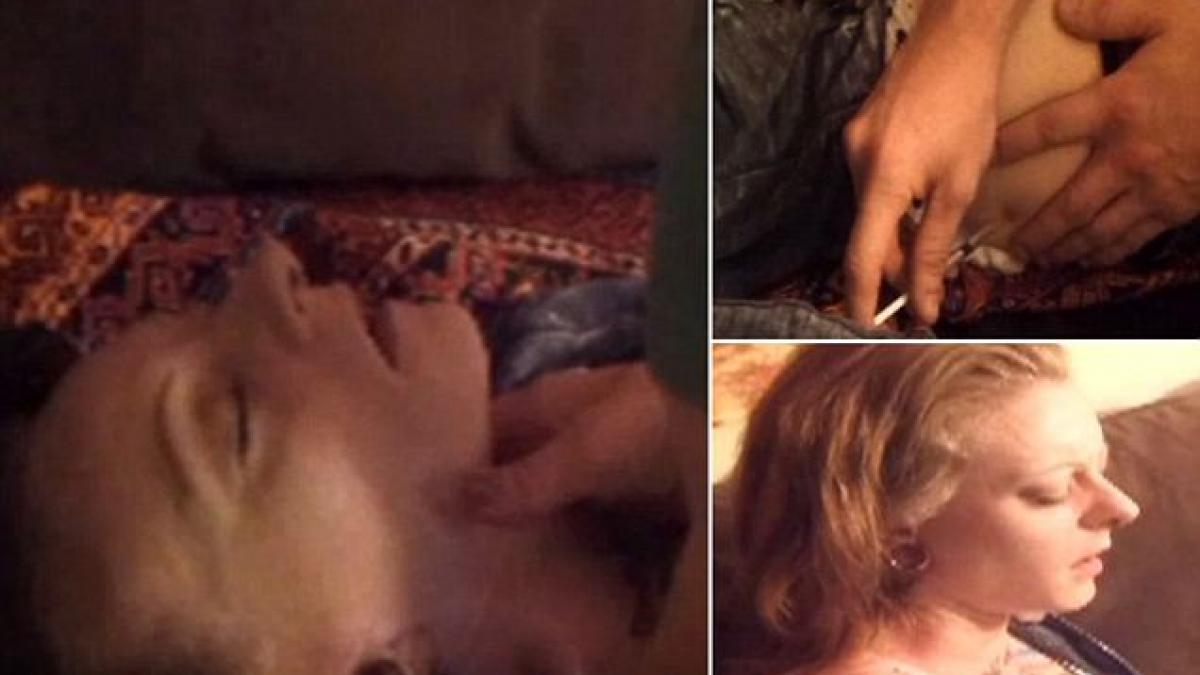 imagini socante momentul in care o tanara moare din cauza unei supradoze de heroina apoi este