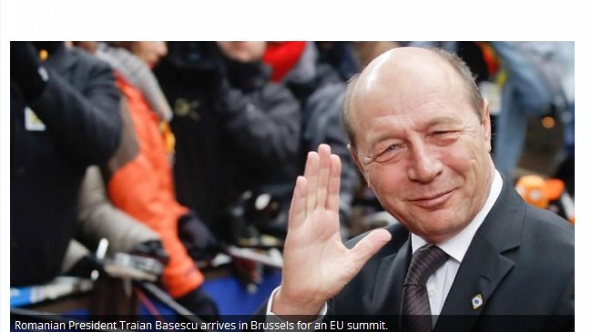sinteza zilei basescu criticat la bruxelles e ultimul autocrat al europei