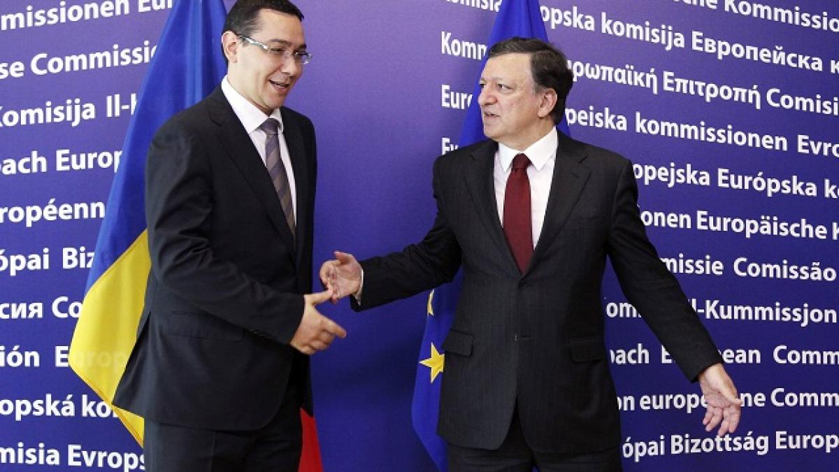 ce au discutat barroso si ponta astazi la bruxelles vezi declaratia presedintelui comisiei europene