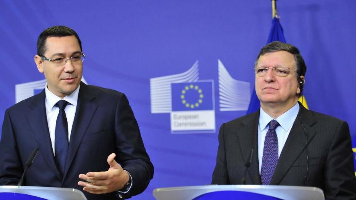 ponta a discutat cu barroso despre varianta ca romania sa obtina o cauza de investitii la deficit