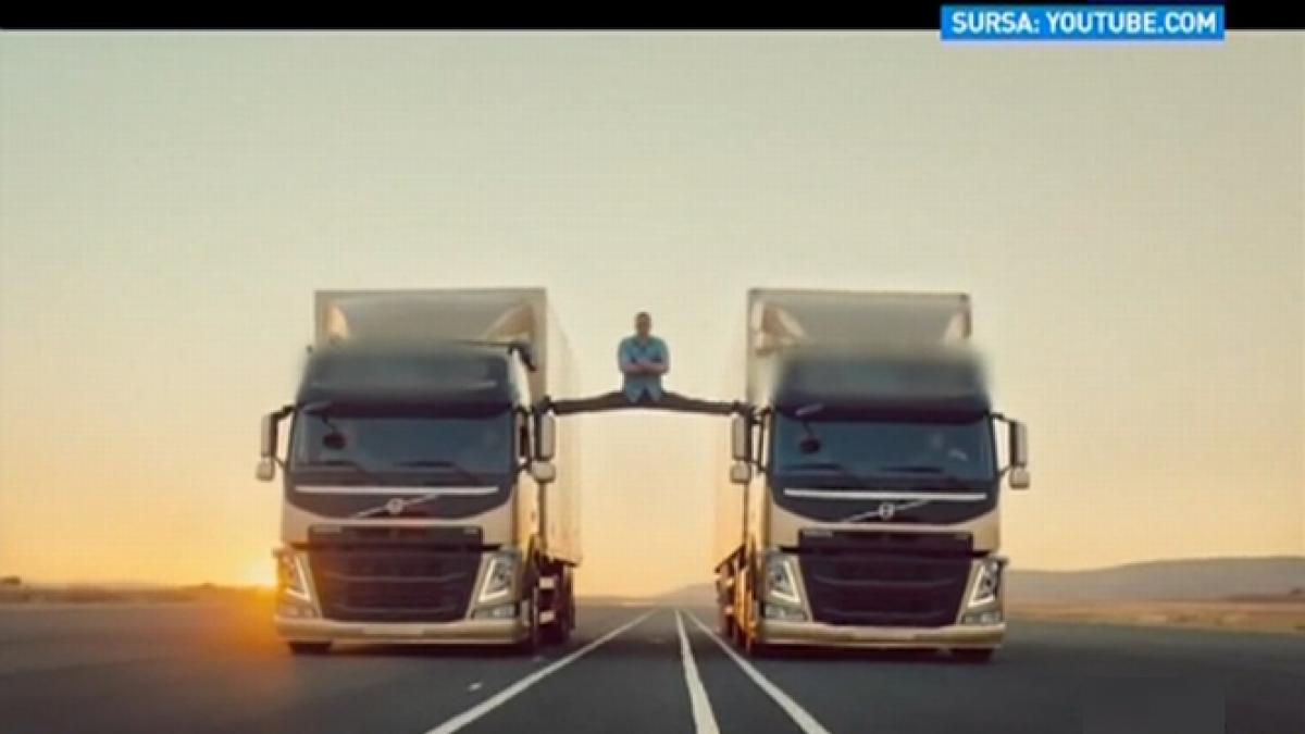 misterul viralului cu van damme care face sfoara pe doua tir uri mergand explicat de mircea badea