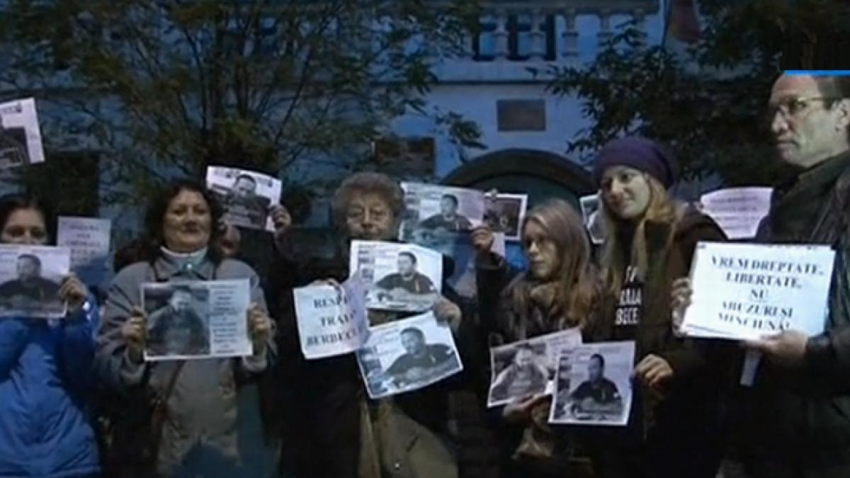 zeci de oameni au protestat la deva pentru eliberarea lui traian berbeceanu