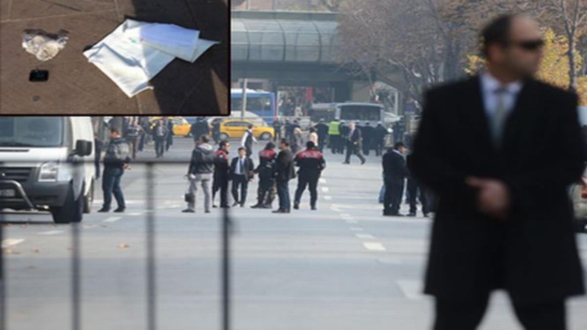 un barbat a fost fost arestat la ankara fiind suspectat ca avea asupra sa o bomba