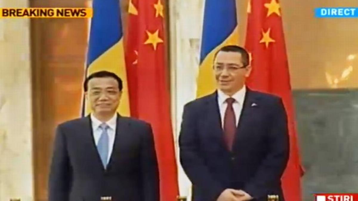 acorduri istorice romania china premierul chinez s a intalnit cu victor ponta la palatul victoria