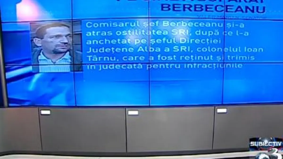 berbeceanu victima sefilor diicot sri dgipi si mai fostul sef al bcco alba ancheta nume grele