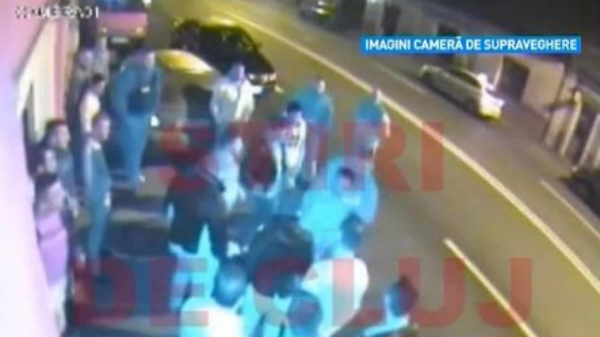 bataie cu sabii si cutite in fata unui club din cluj napoca