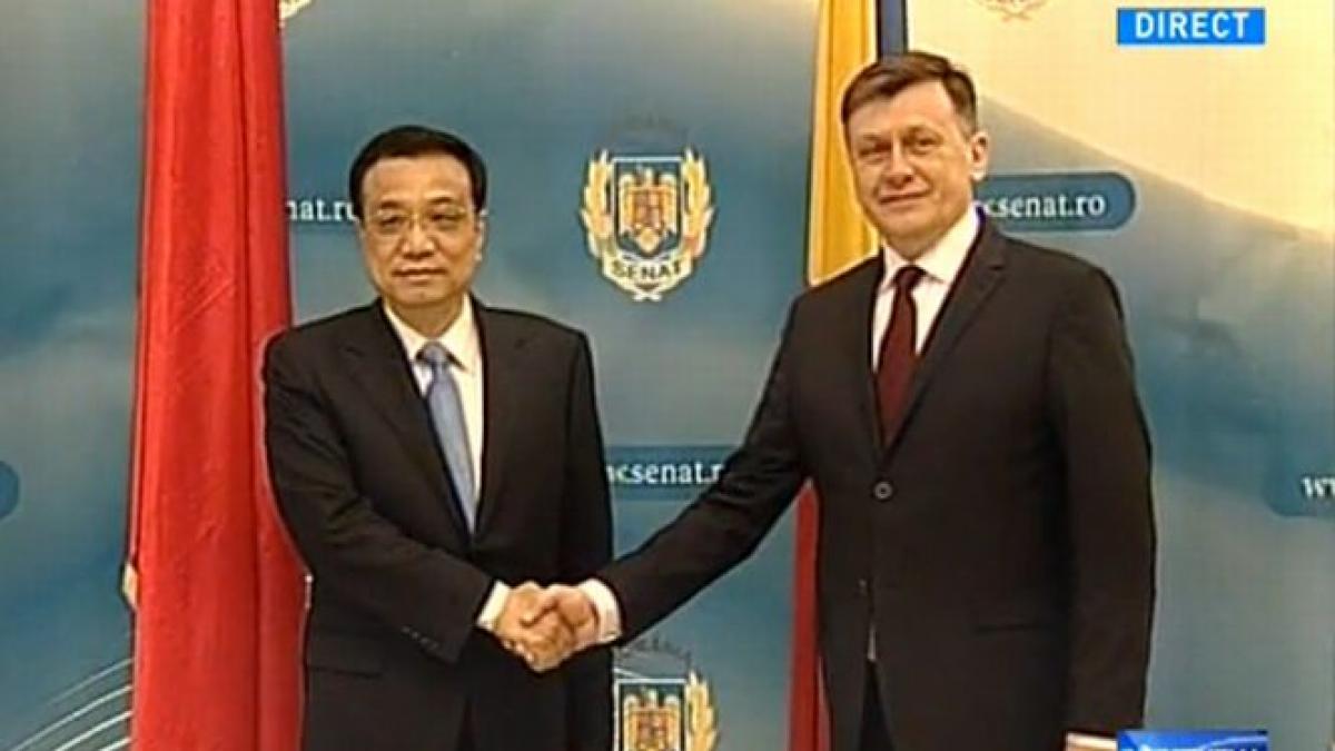 vizita istorica a premierului chinez in parlament