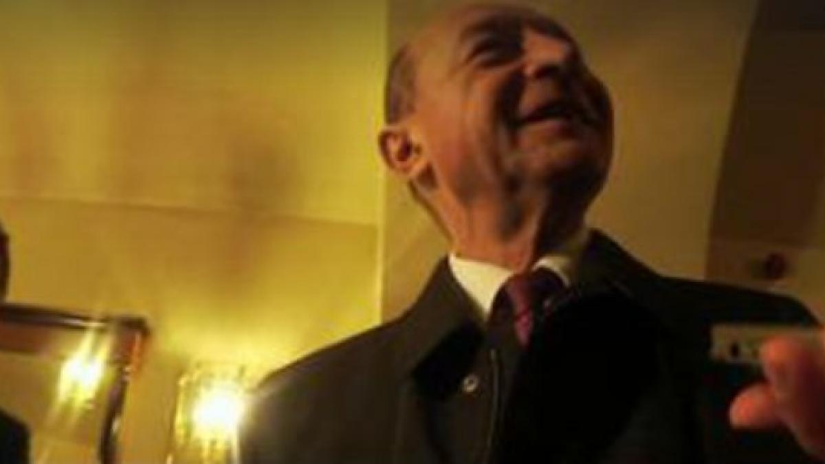 ha ha reactia lui traian basescu la intrebari despre unire