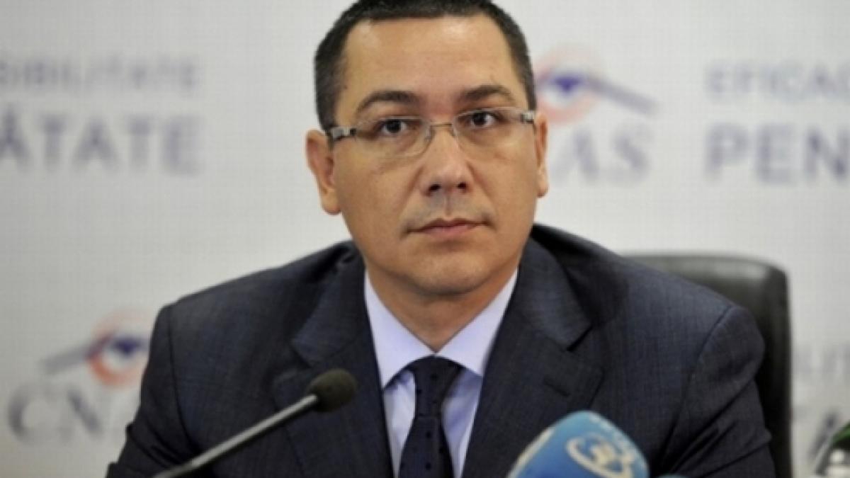 ponta maine vom discuta cum sa depasim blocajele la care ne supune presedintele basescu