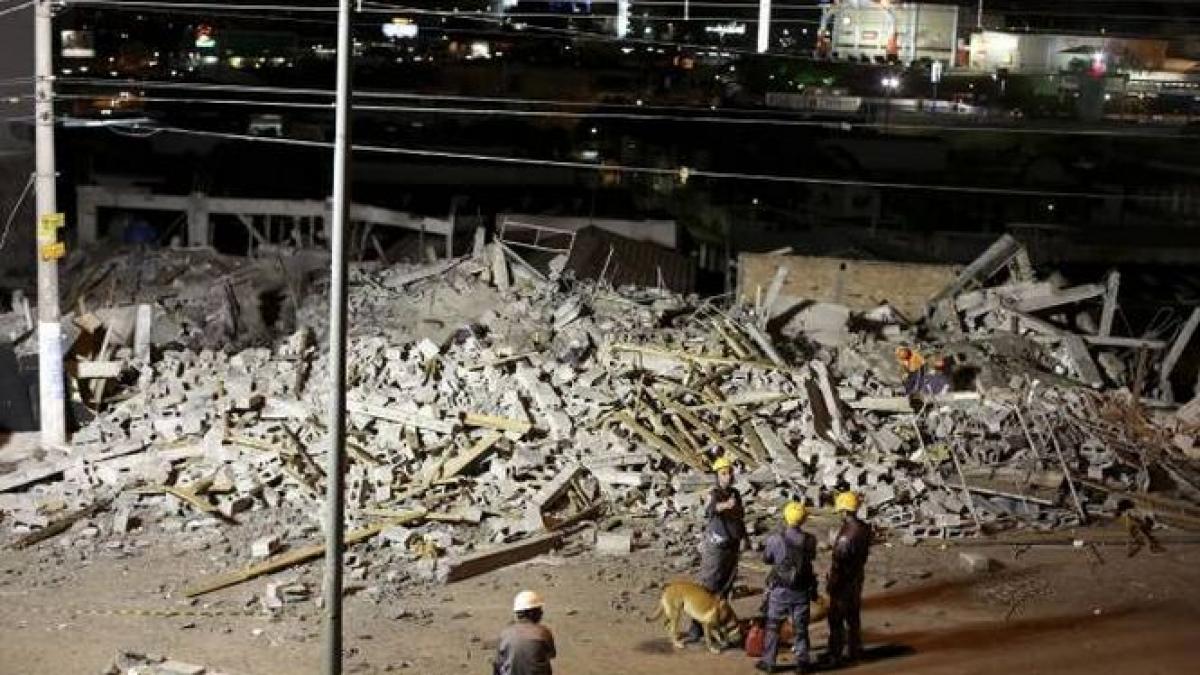 brazilia un bloc de cinci etaje s a prabusit in sao paolo