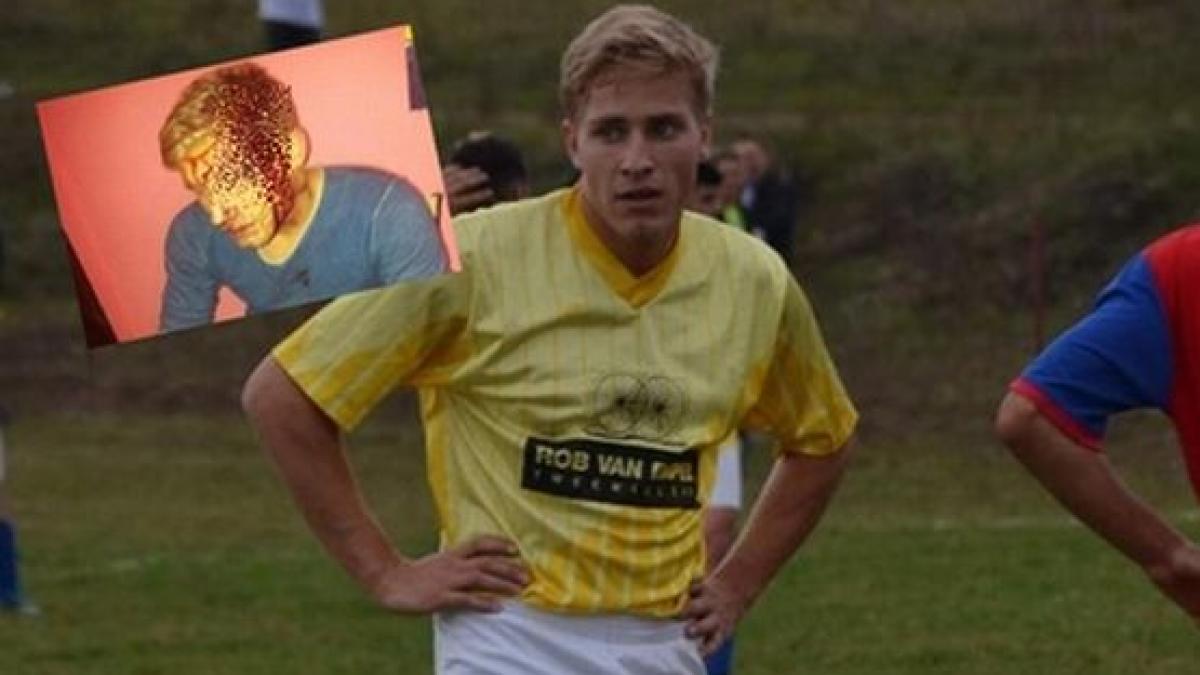 fotbalist englez batut in cap cu un topor in salaj