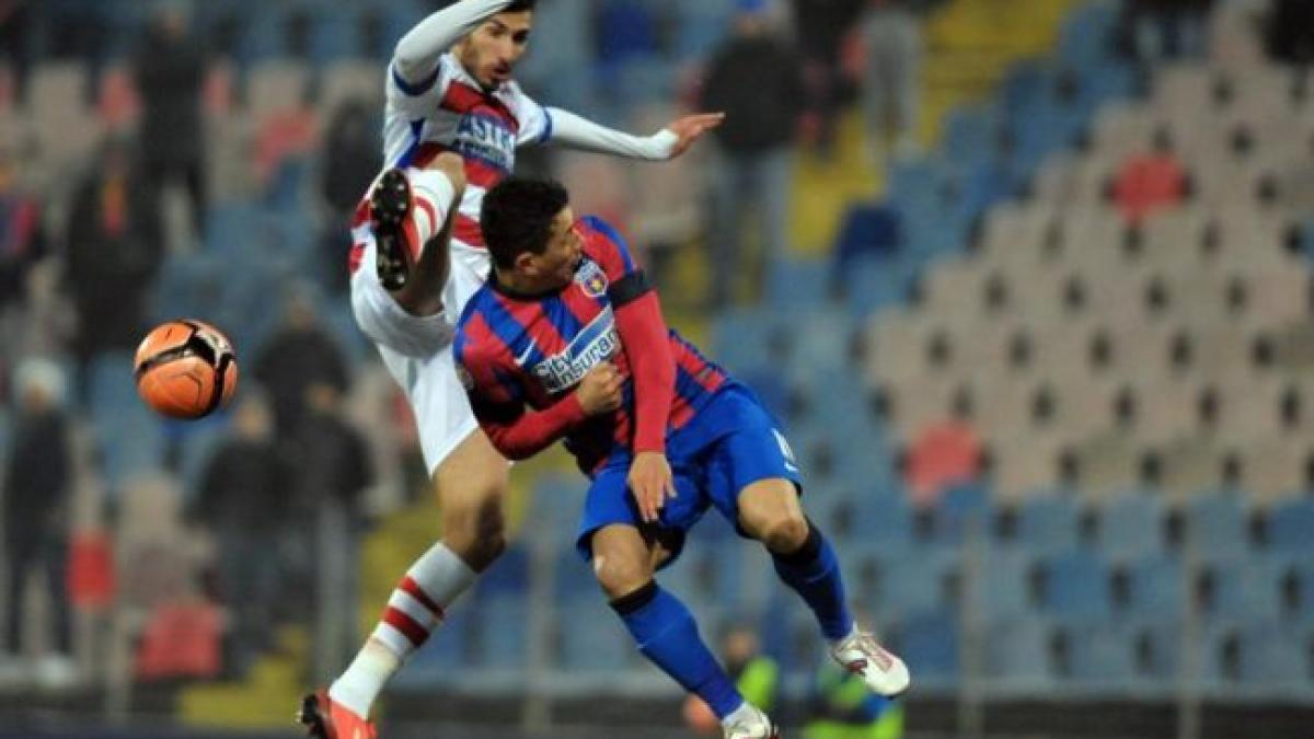 steaua invinge otelul cu 2 0 si ajunge in semifinalele cupei