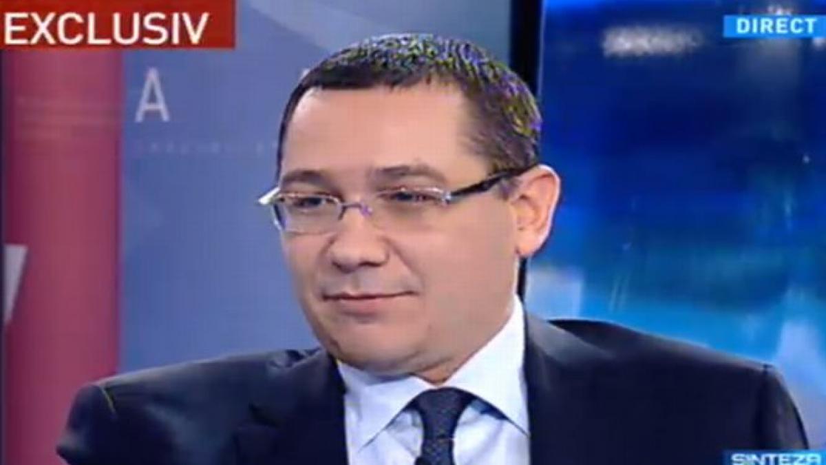 premierul ponta la sinteza zilei nu cred ca antonescu are o intelegere cu basescu vreau sa ramanem