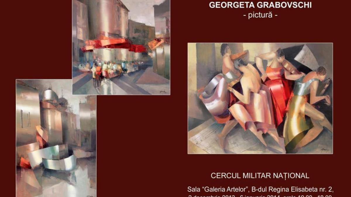 lucrarile georgetei grabovschi expuse la galeria artelor a cercului militar national