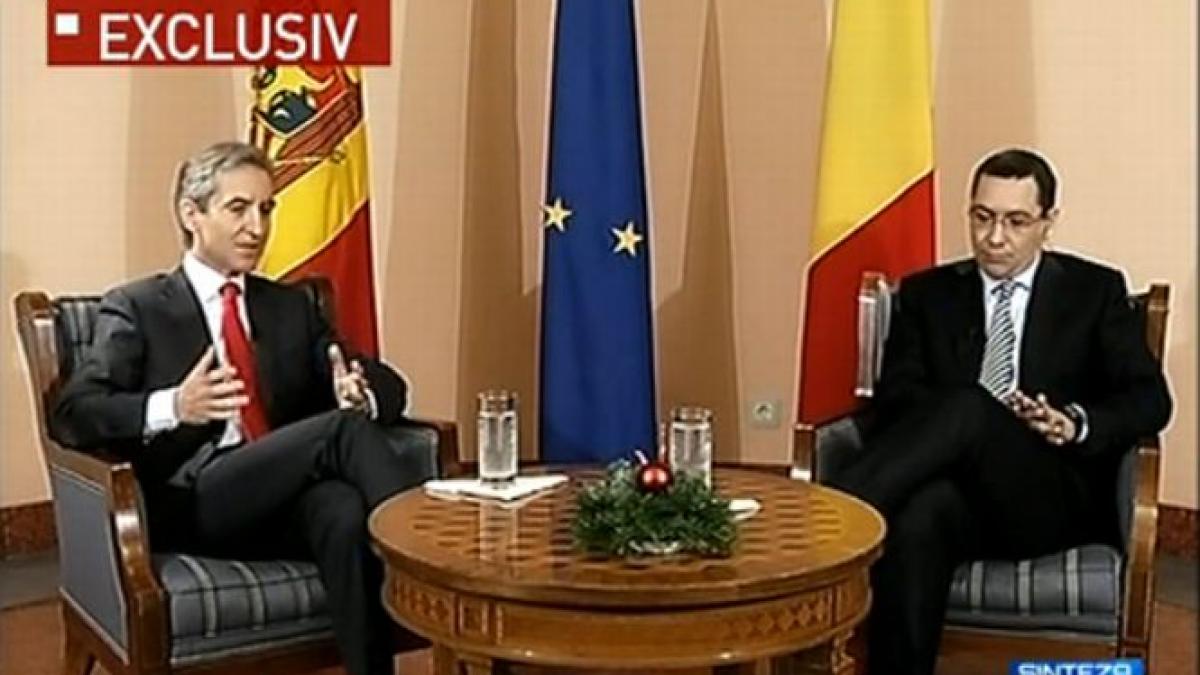 victor ponta si iurie leanca la sinteza zilei ponta romania sprijina moldova