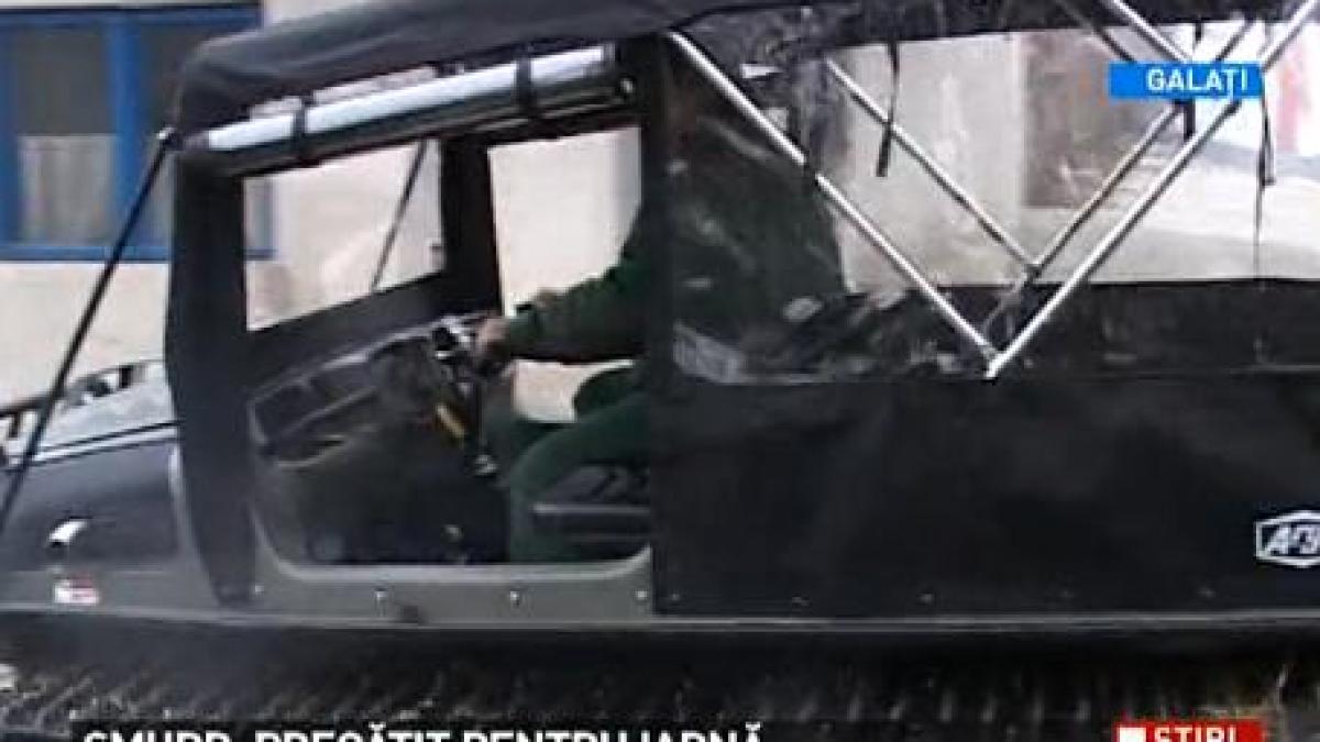 o ambulanta pe senile si un snowmobil au ajuns in dotarea isu si smurd galati