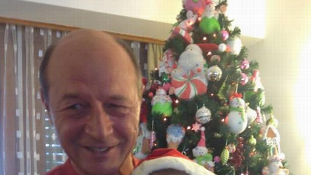 presedintele basescu primul craciun cu nepotica