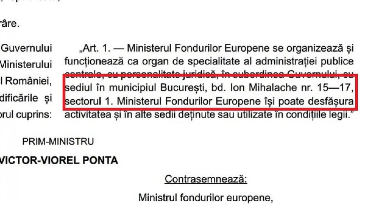 chirie de lux ministerul fondurilor europene va plati 1 milion de euro pe an pentru noul sediu