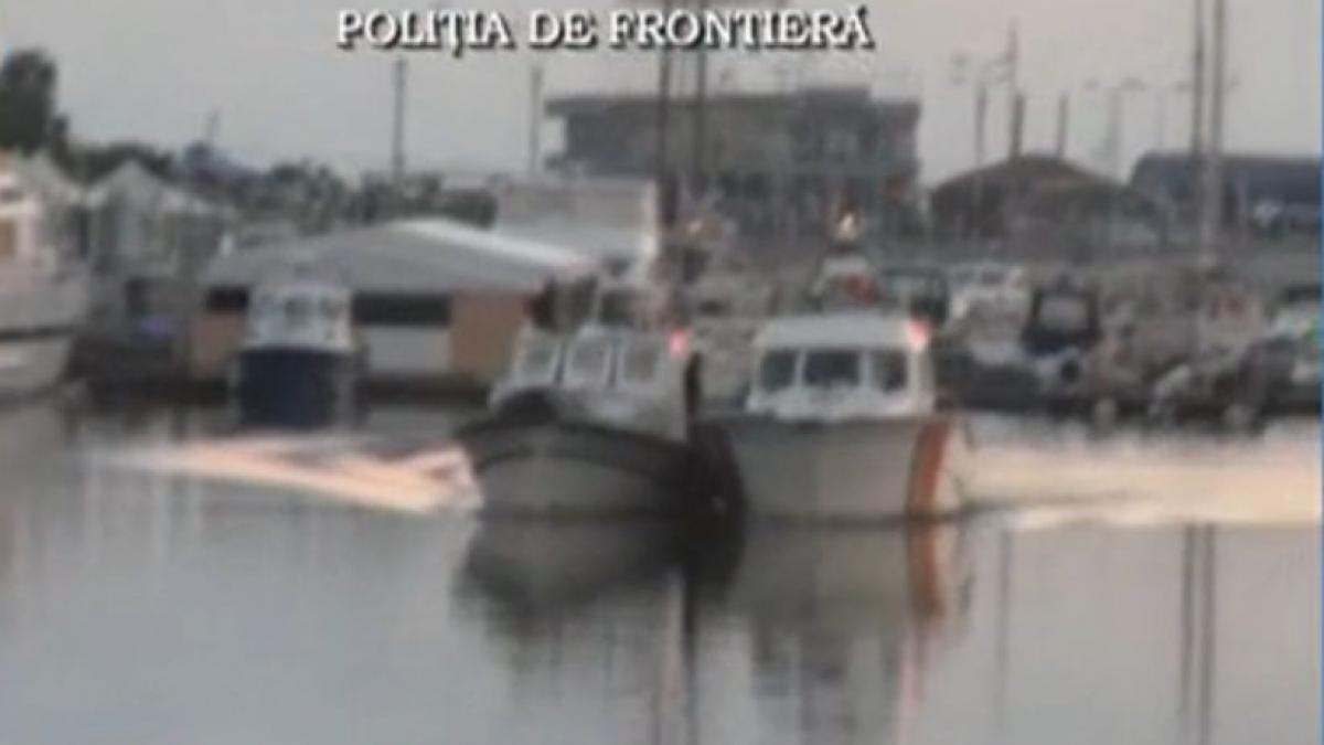 actiune de salvare spectaculoasa la constanta o nava cu 29 de refugiati afgani adusa la mal de