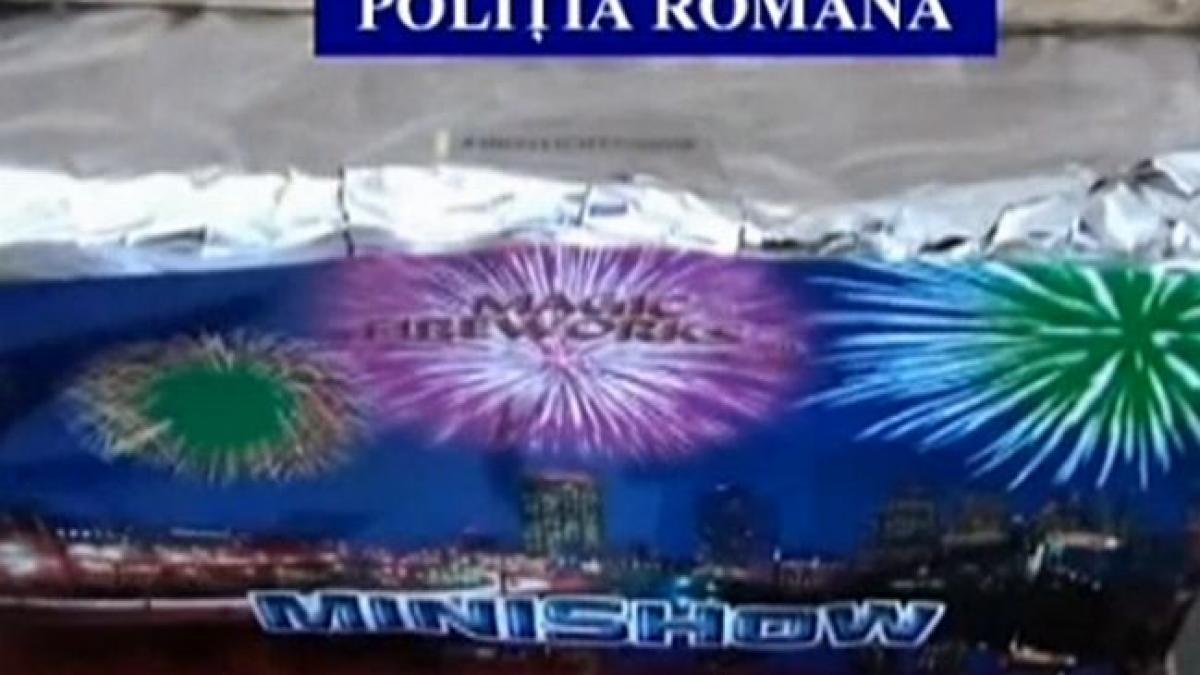 sute de mii de petarde confiscate de politistii din bucuresti