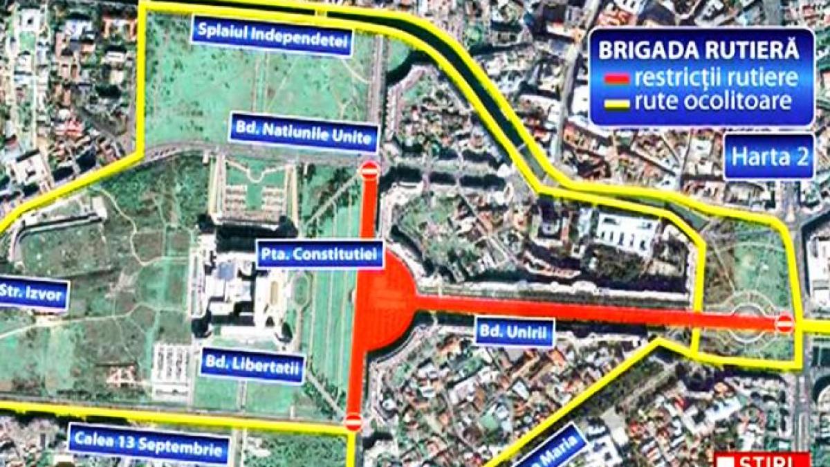 concertele de revelion blocheaza traficul in capitala vedeti zonele cu circulatie restrictionata si