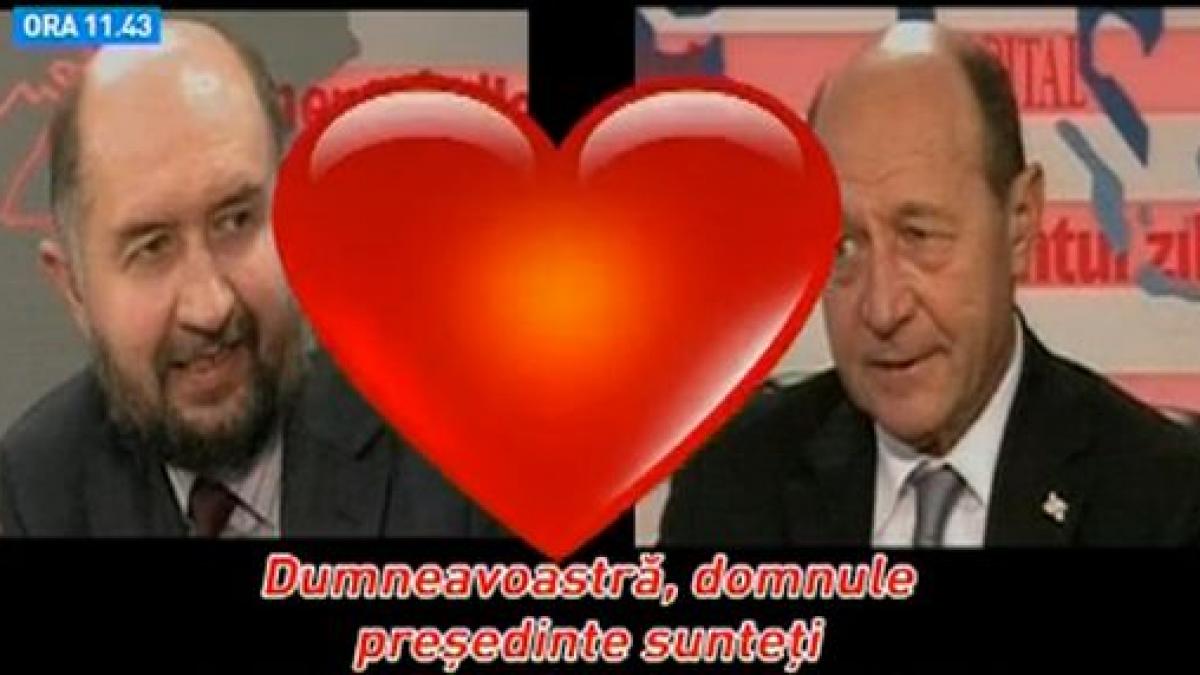 de tot rasul imagini halucinante cu presedintele traian basescu