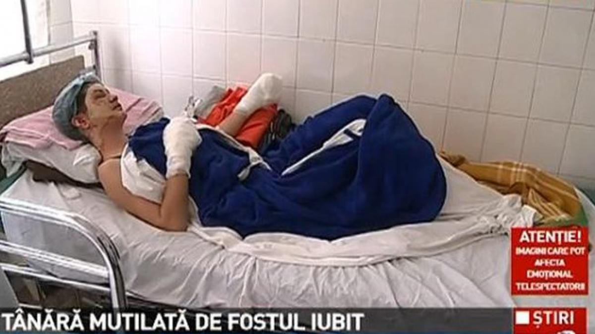 socant o tanara a fost violata si desfigurata de fostul ei iubit